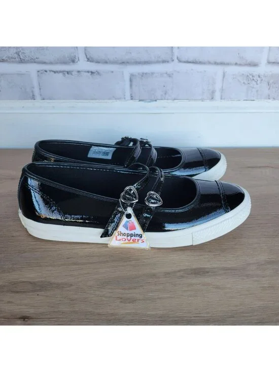 ⭐Converse Dainty Mary Jane Dark Romance Sz 9.5 Women shoes Sneaker Black A13654C - Picture 12 of 12